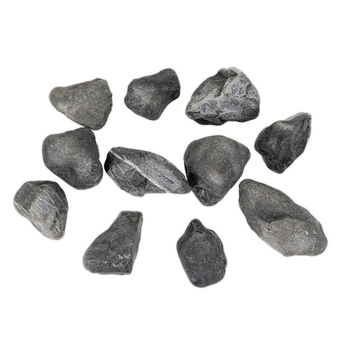 TerraNatura Kamienie kruszone Tumbled Black 20-30 mm  do akwarium terrarium 10 kg/opak.