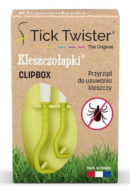 Tick Twister Clipbox Kleszczołapki usuwanie kleszczy Zestaw