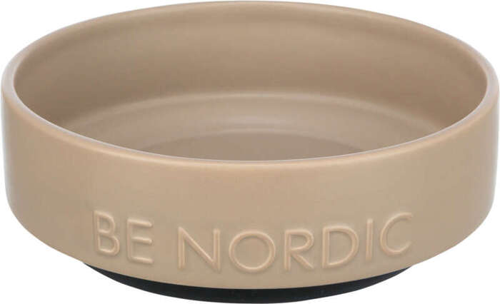 Trixie Miska Be Nordic taupe ceramika/guma 0,5l/16cm