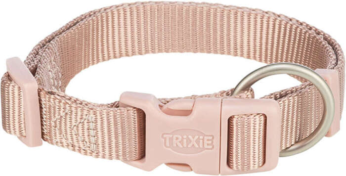 Trixie Obroża Premium róż L-XL: 40-65cm/25mm