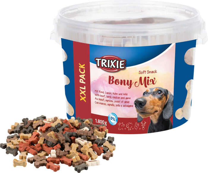 Trixie Przysmaki Soft Snack Bony MixXXL 1800g