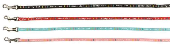 Trixie Szelki ze smyczą dla kociąt Junior z motywem Kitty Cat 21–33 cm/8 mm