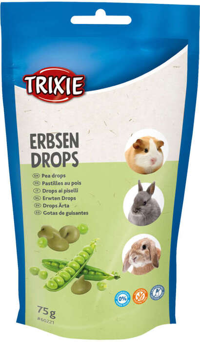 Trixie dropsy dla gryzoni o smaku grochu 75g