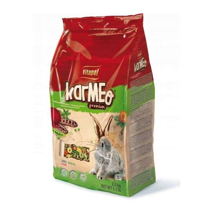 VITAPOL KARMEO PREMIUM DLA KRÓLIKA 2,5KG + SMAKERS