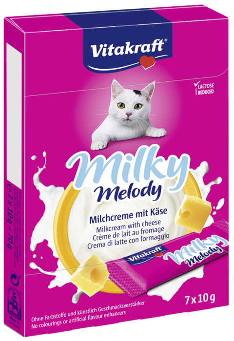 Vitakraft Cat Milky Melody z serem 70g