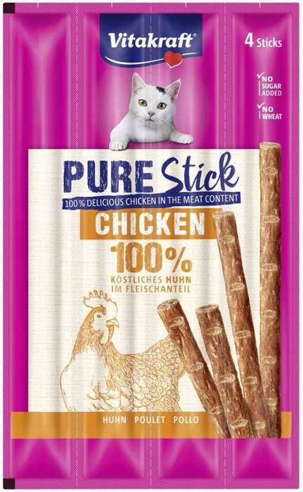 Vitakraft Cat Pure Stick Chicken 4szt Kurczak 20g