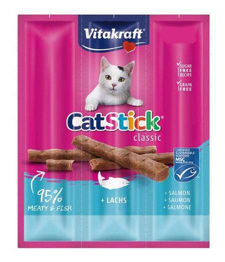 Vitakraft Cat Stick Mini Łosoś 3x6g 