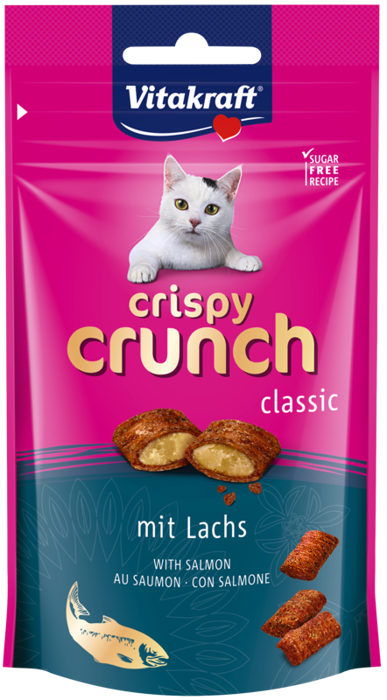 Vitakraft Crispy Crunch z łososiem 60g