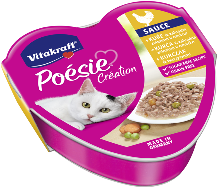 Vitakraft Poesie 85g SAUCE Kurczak z Warzywami