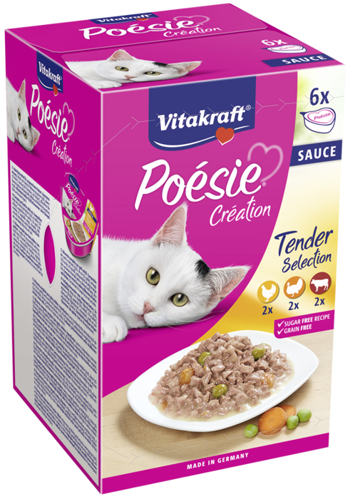 Vitakraft Poésie  Multipack szalki w sosie 6x 85g