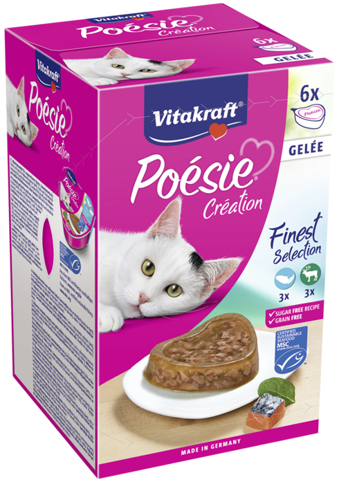 Vitakraft Poesie Multipack w galaretce 6x85g 