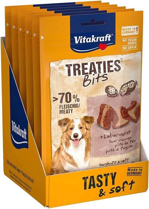 Vitakraft Treaties Bits z wątróbką 6x120g