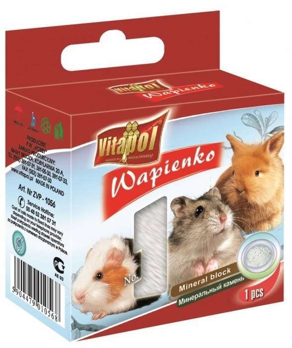 Vitapol kostka wapienna dla gryzoni naturalna 40g