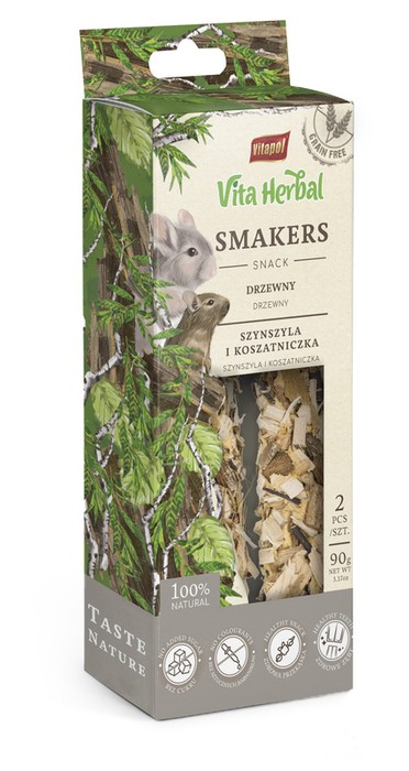 Vitapol vita herbal smakers drzewny dla szynszyli 2szt.