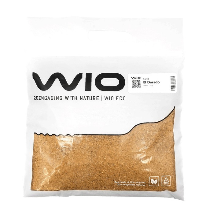 WIO El Dorado Sand piasek dekoracyjny jasnobrązowy 2kg 3szt+1 gratis