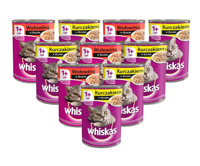 Whiskas Adult Mix Smaków sosie 12x400g