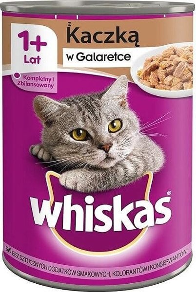 Whiskas Adult kaczka w galaretce 12x400g