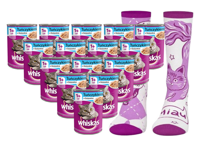 Whiskas Adult tuńczyk w galaretce 24x400g