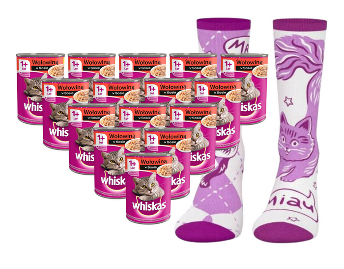 Whiskas Adult wołowina w sosie 24x400g