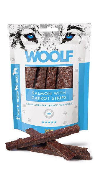 Woolf Salmon with Carrot Strips 100g