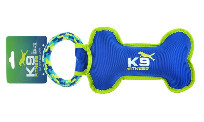 Zeus K9 Fitness kość nylonowa z pętlą 30cm