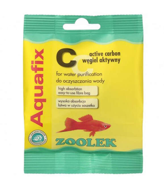 Zoolek AQUAFIX C woreczki przepływowe z węglem aktywnym 20g