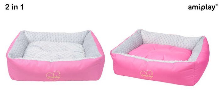 amiplay Sofa Babydoll różowa