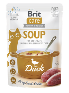 Brit Care Soup kaczka 15x75g