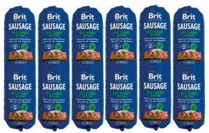 Brit Premium Sausage z indykiem 6x800g 