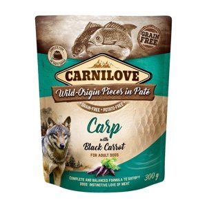 Carnilove Dog Pouch Carp&Black Carrot 300g