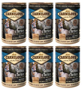 Carnilove indyk z łososiem 6x400g