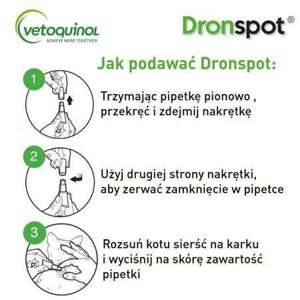 DRONSPOT Krople dla Kotów 2,5kg-5kg 2szt