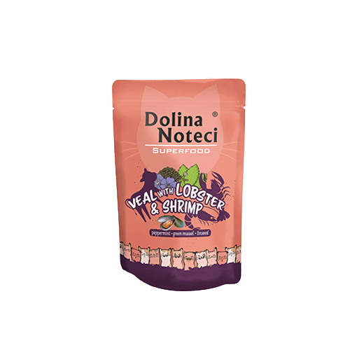 Dolina Noteci Superfood cielęcina z homarem i krewetkami 85g