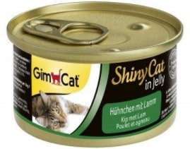 GIMCAT ShinyCat kurczak z jagnięciną w galaretce 6x70g