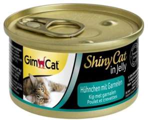 GIMCAT ShinyCat kurczak z krewetkami w galaretce 6x70g