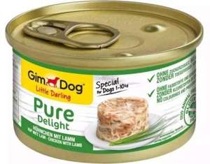 GIMDOG Pure Delight kurczak z jagnięciną w galaretce 85g