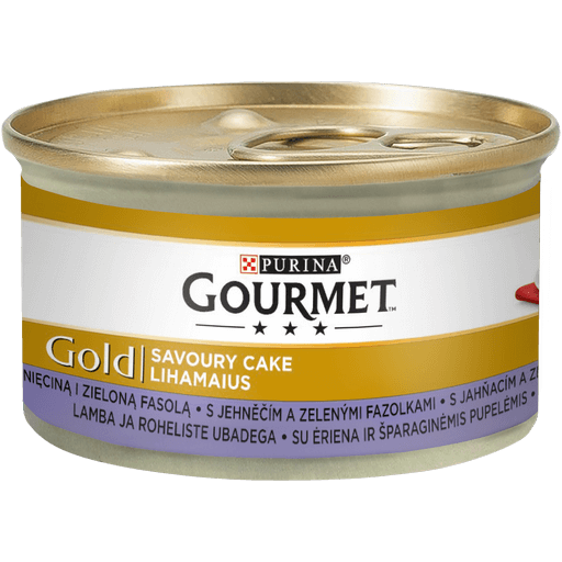 Gourmet Gold Savourt Cake jagnięcina fasola 24x85g