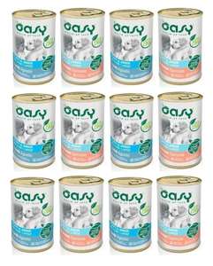 OASY Oneprotein Puppy Mix Smaków 12x400g