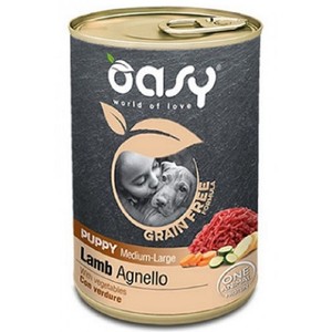 Oasy Grain Free Junior M/L 400g z jagnięcina