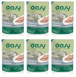 Oasy Natural Tuńczyk z kalmarami 6x70g