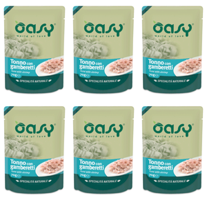 Oasy Natural Tuńczyk z krewetkami 6x70g