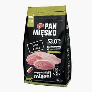 Pan Mięsko Indyk z gęsią dla kota S 10kg