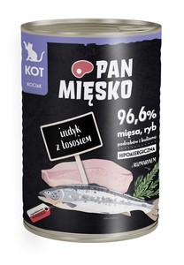 Pan Mięsko Junior z indykiem i łososiem 12x400g