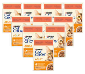 Purina Cat Chow Adult Wołowina i Bakłażan 26x85g