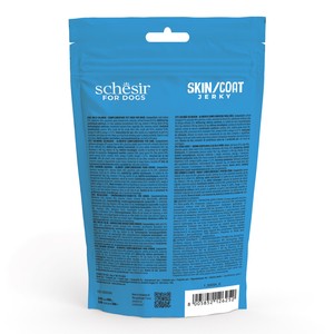 Schesir Dog Snack Skin&Coat Jerky Łosoś 115g