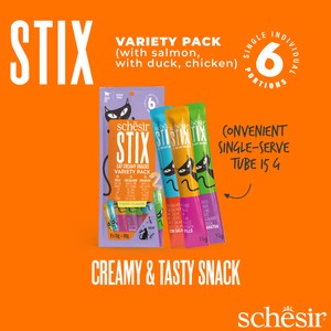 Schesir Stix Variety Pack 6x15g