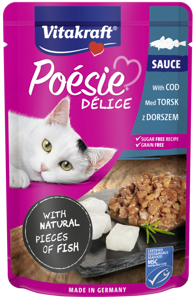 Vitakraft Poesie 85g DELI SAUCE Dorsz