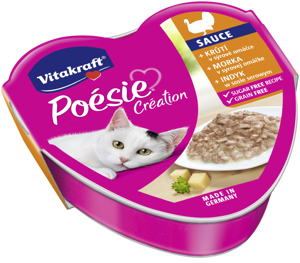 Vitakraft Poesie 85g SAUCE Indyk z Serem