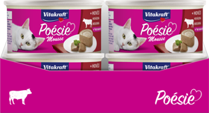 Vitakraft Poesie wołowina w musie 12x85g