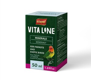 Vitapol vitaline minerały dla papug i ptaków egzotycznych 50ml